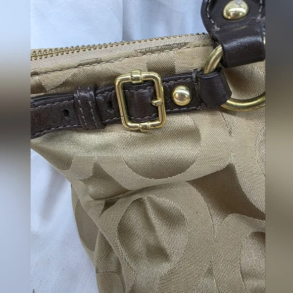 Coach Madison OP Art Sateen Sophia Satchel - Picture 9 of 16